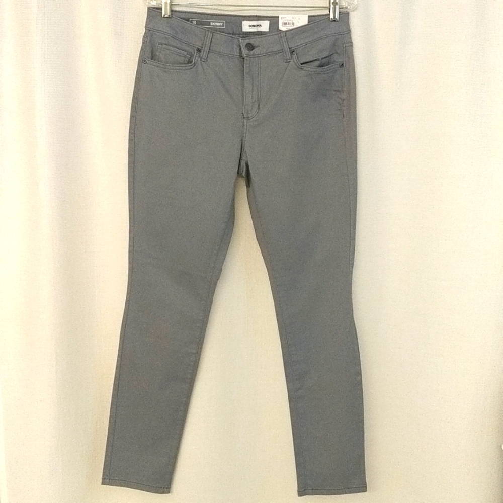 NWOT Sonoma Women's Skinny Jeans - Gray